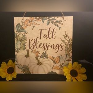 Fall Blessings Wall Decor